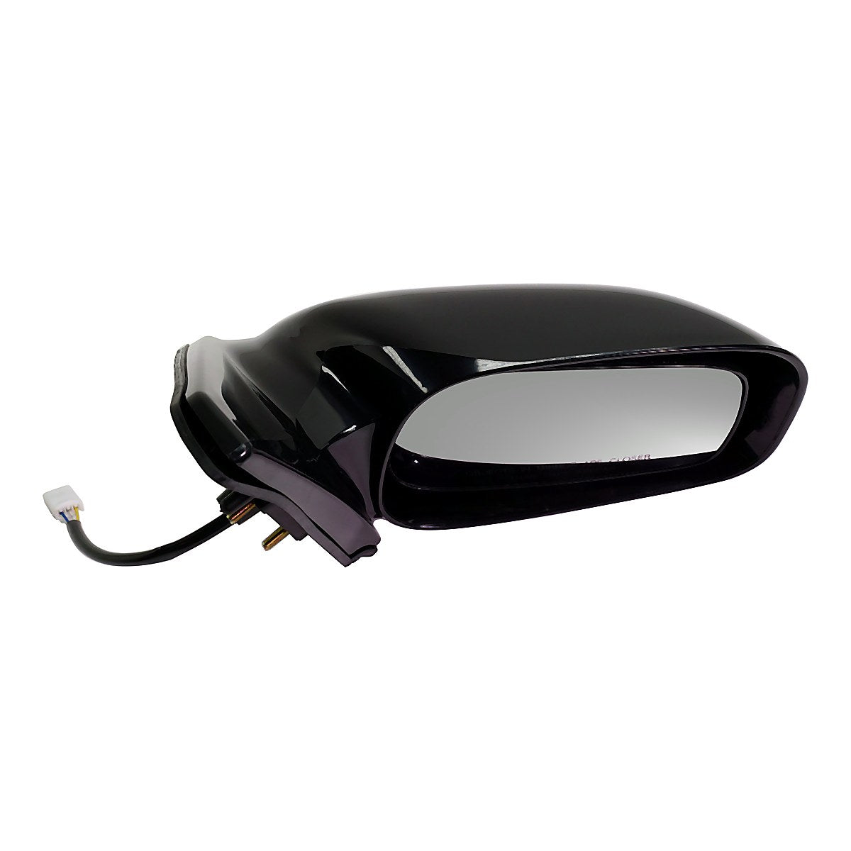 2003-2008 Pontiac Vibe Door Mirror Passenger Side Power Non-Foldaway Gloss Black Ptm_TO1321207-4