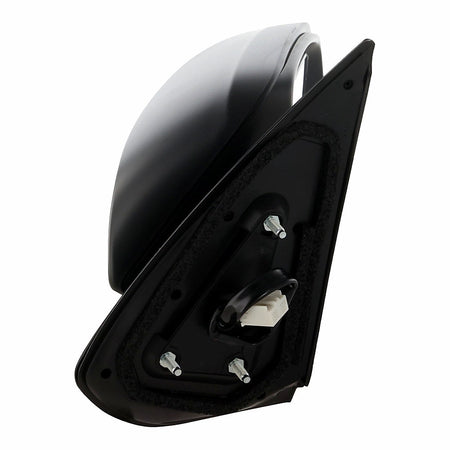 2016-2023 Toyota Tacoma Door Mirror Passenger Side Convex Glass Power Heated Black Textured Without Signal/Blind Spot/ Manual Fold_TO1321348-2