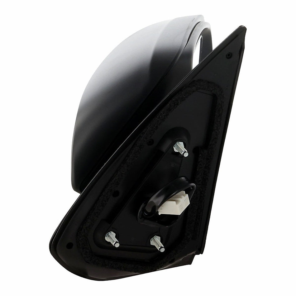 2016-2023 Toyota Tacoma Door Mirror Passenger Side Convex Glass Power Heated Black Textured Without Signal/Blind Spot/ Manual Fold_TO1321348-2