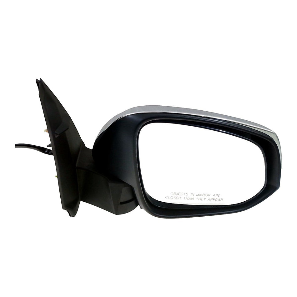 2016-2023 Toyota Tacoma Door Mirror Passenger Side Power Heated Chrome With Signal /Manual Fold Without Blind Spot_TO1321353