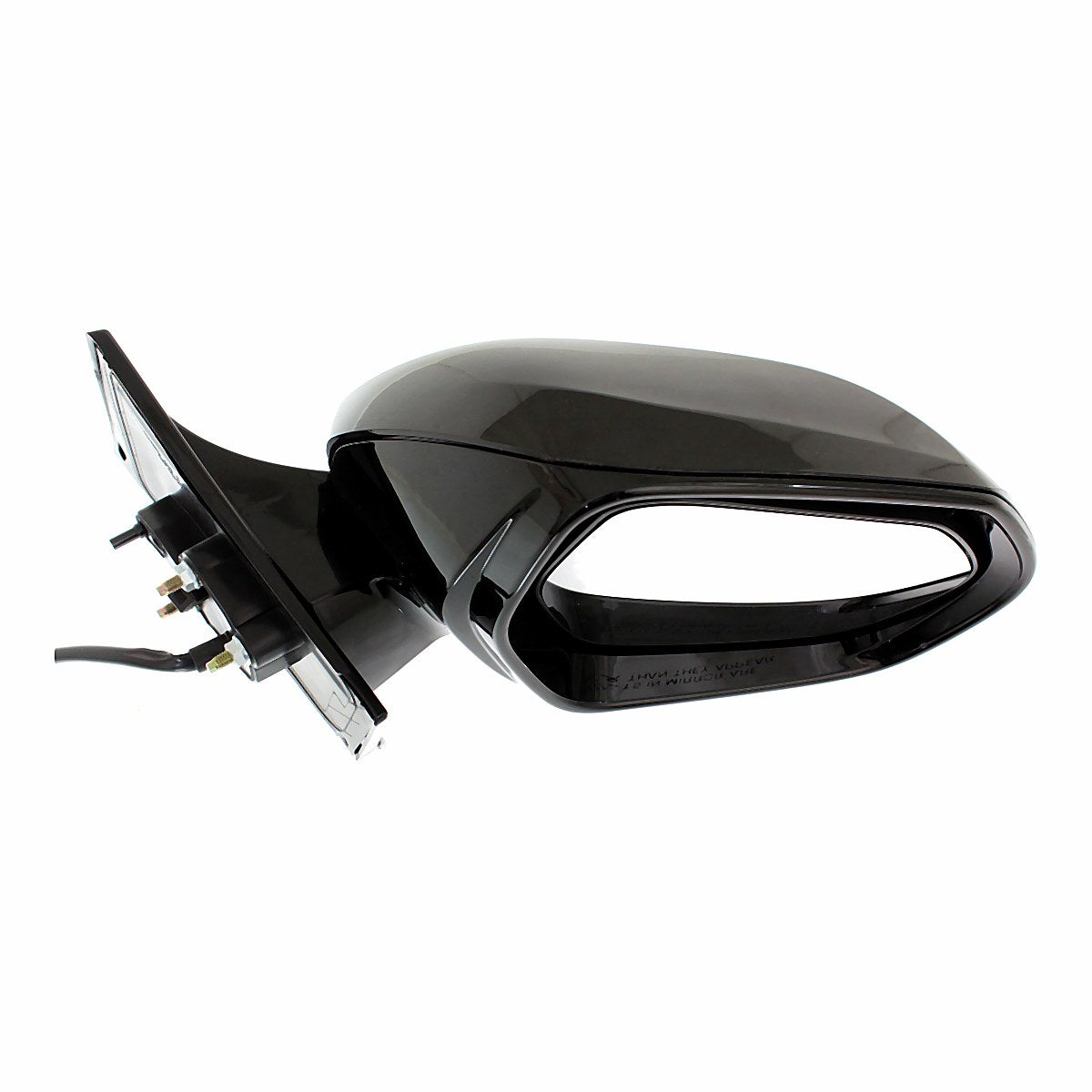 2016-2022 Toyota Prius Door Mirror Passenger Side Power Heated Gloss Black Cover Without Blind Spot_TO1321355-3