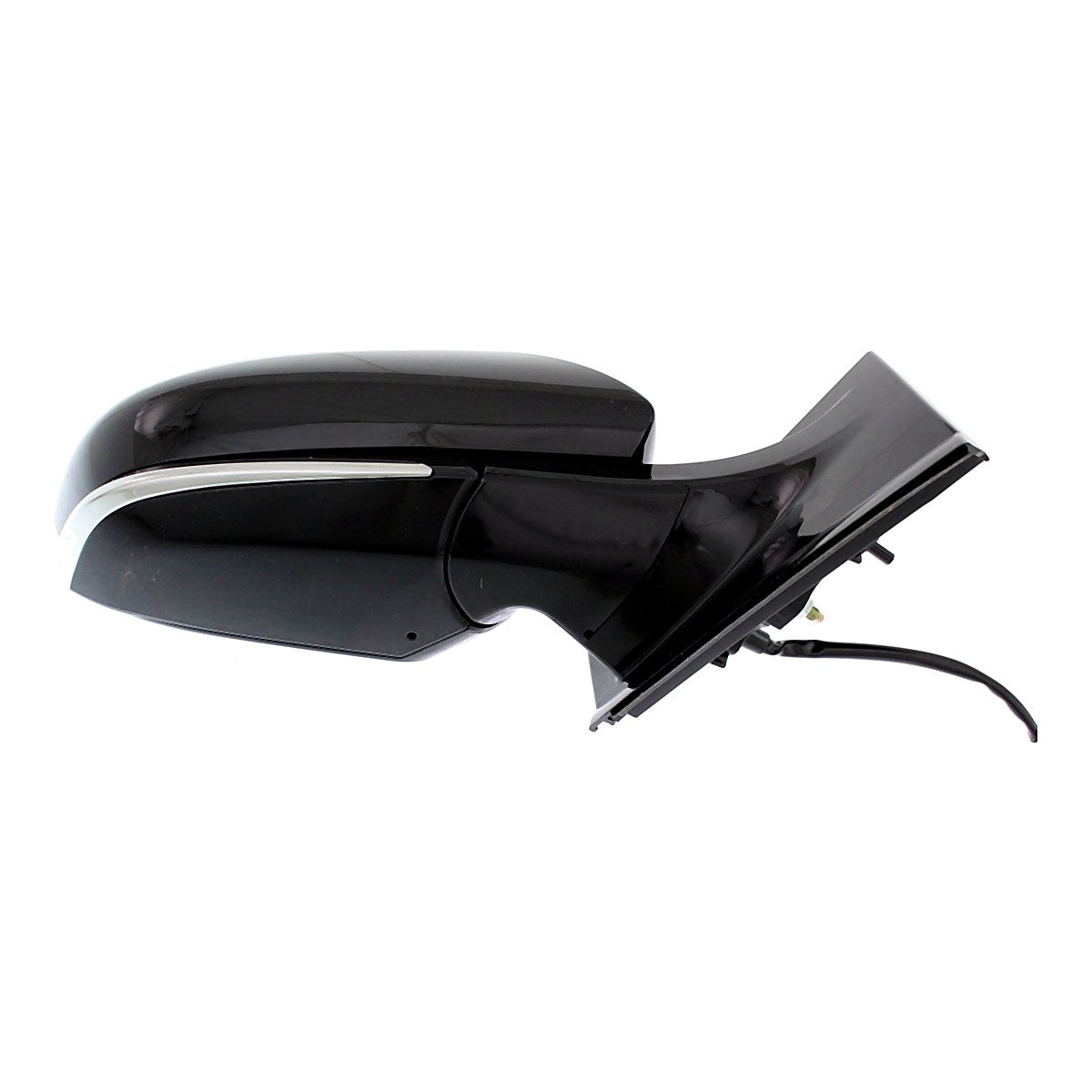 2016-2022 Toyota Prius Door Mirror Passenger Side Power Heated Gloss Black Cover Without Blind Spot_TO1321355-4