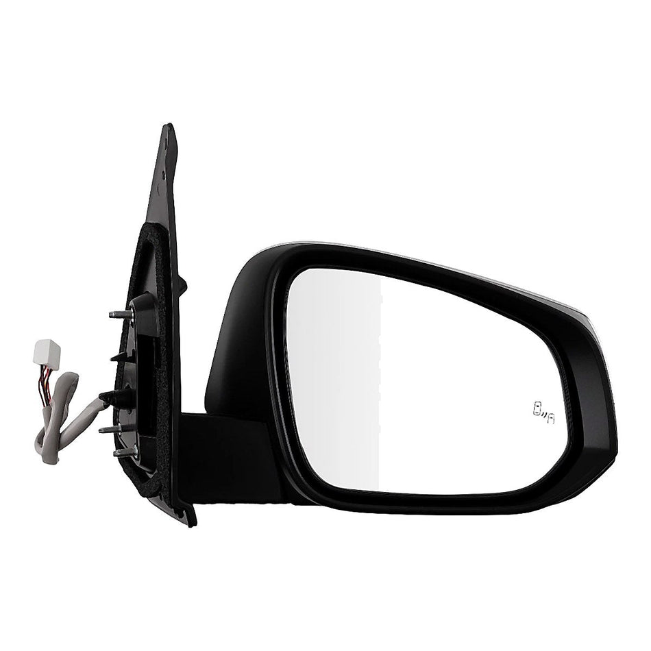 2016-2023 Toyota Tacoma Door Mirror Passenger Side Power Heated Chrome Cap With Signal/Blind Spot/ Manual Fold_TO1321360