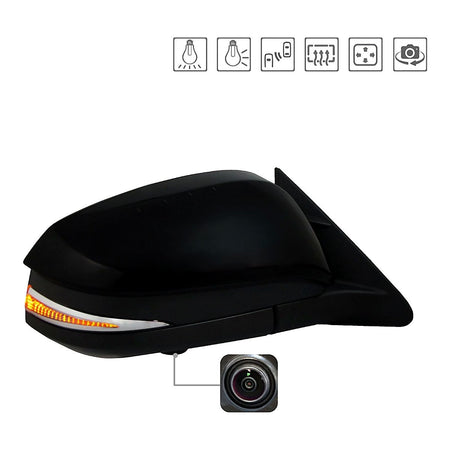 2017-2019 Toyota Highlander Door Mirror Passenger Side Ptm With Memory/Signal/Blind Spot/Camera – TO1321379-2
