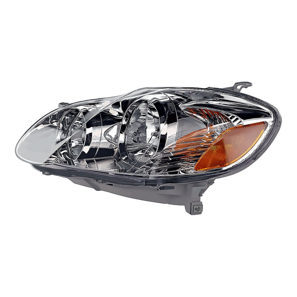 2005-2008 Toyota Corolla_Sedan Headlight Driver Side Ce-Le – Side View (TO2502160)