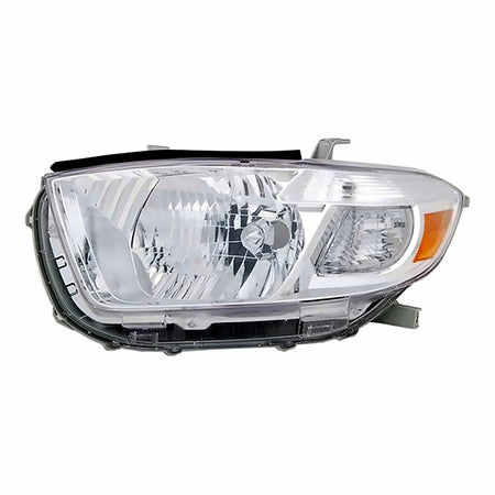 2008-2010 Toyota Highlander Headlight Driver Side Japan Built Base-Ltd-Se Models – Front View (TO2502176)