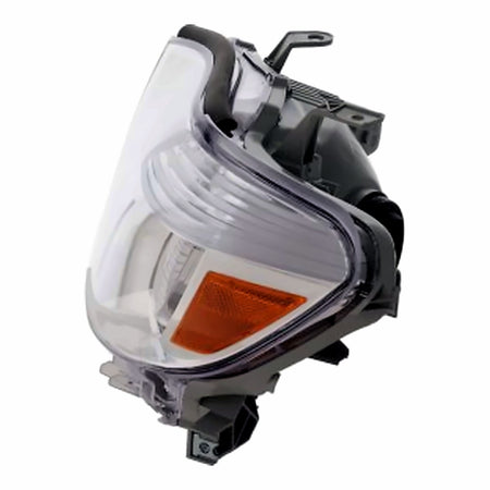 2008-2010 Toyota Highlander Headlight Driver Side Japan Built Base-Ltd-Se Models – Detail View (TO2502176)
