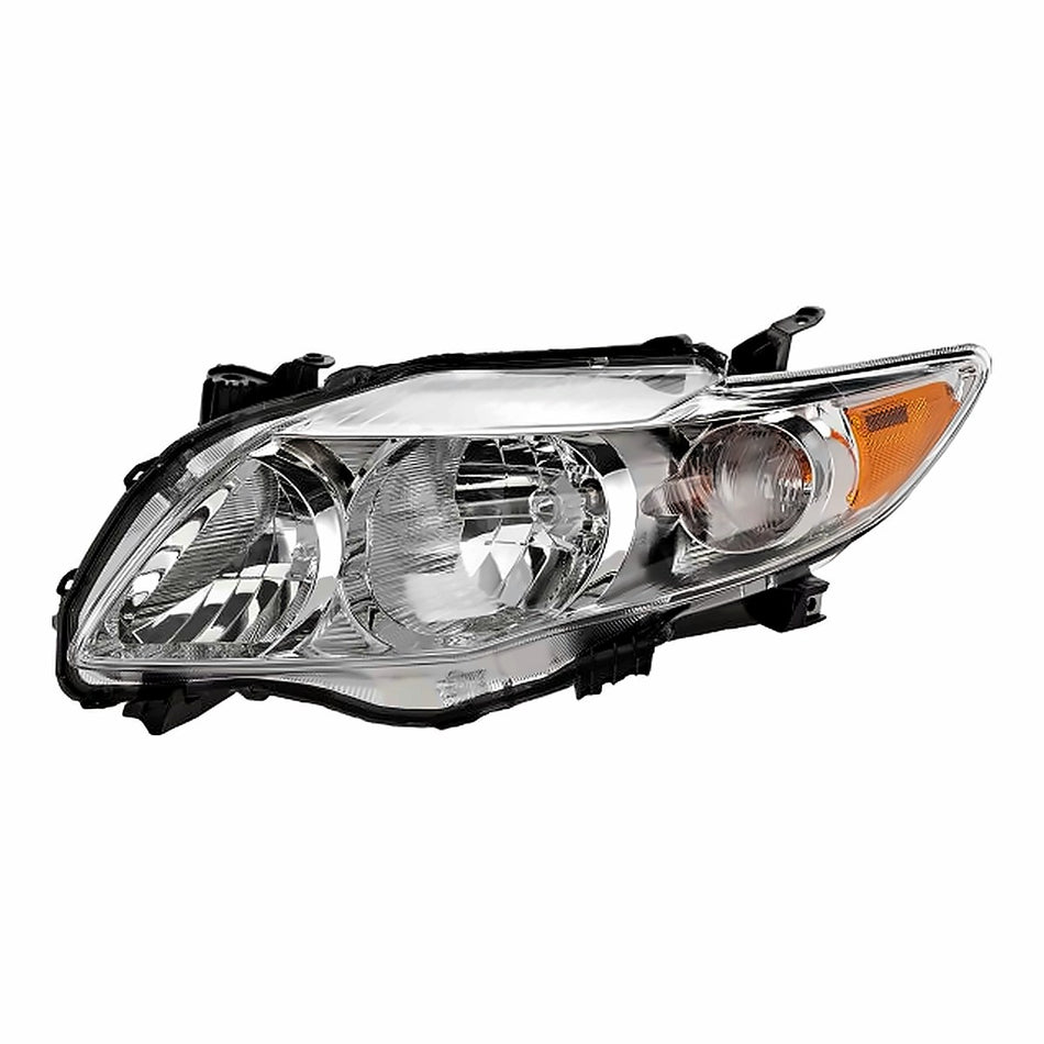 2009-2010 Toyota Corolla_Sedan Headlight Driver Side Base/Ce/Le/Xle – Front View (TO2502182)
