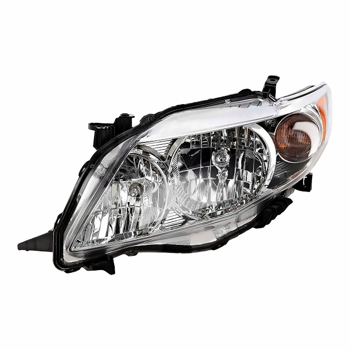 2009-2010 Toyota Corolla_Sedan Headlight Driver Side Base/Ce/Le/Xle – Side View (TO2502182)