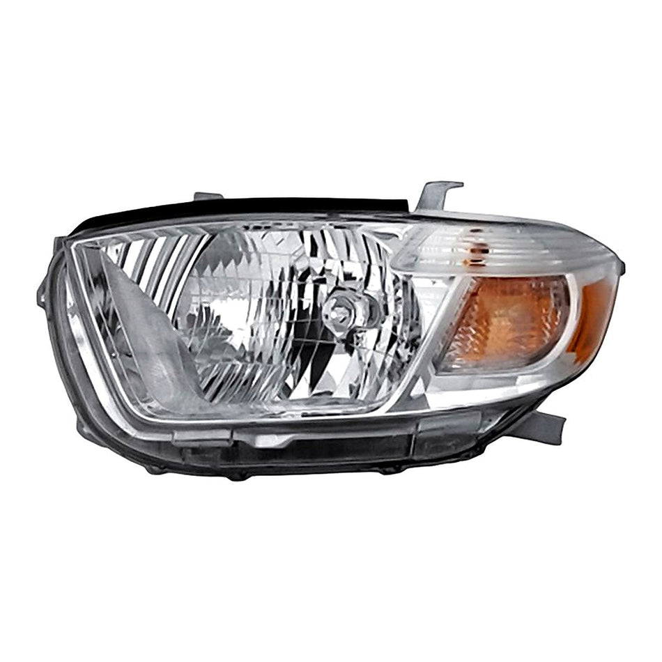 2010 Toyota Highlander Headlight Driver Side Base/Ltd/Se Mdl Usa Built – TO2502201