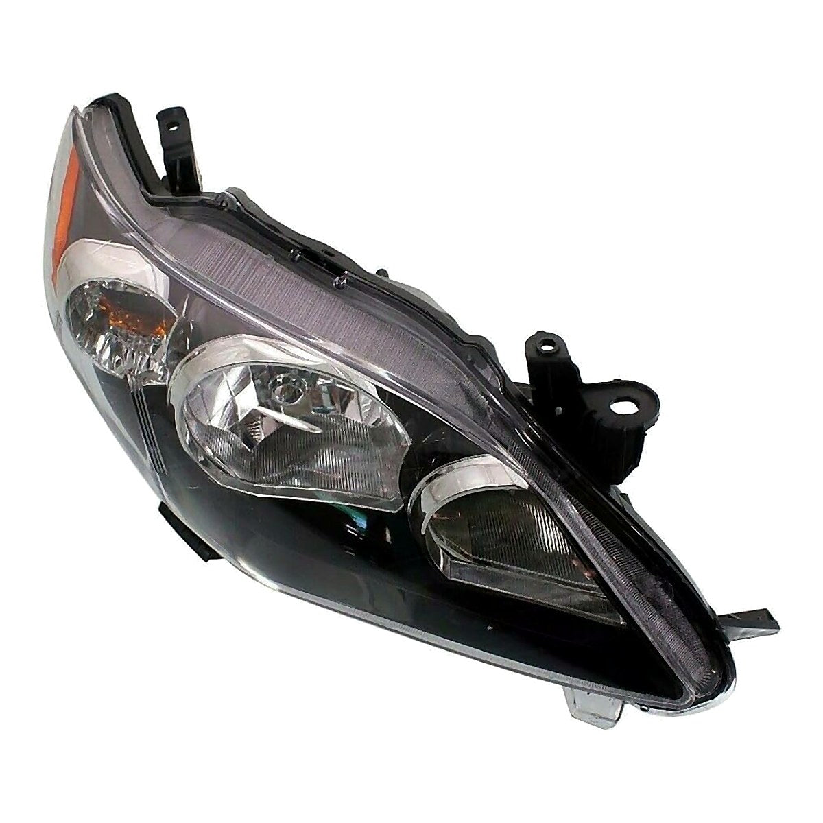 2011-2013 Toyota Corolla_Sedan Headlight Driver Side Us Built Black Bezel S/Srx – TO2502204-3