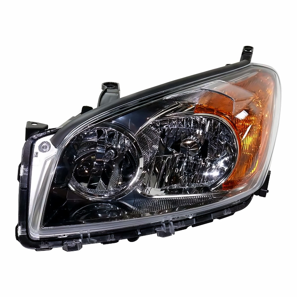 2009-2012 Toyota Rav4 Headlight Driver Side Sport Mdl With Smoked Lens Usa Built – Front View (TO2502206)