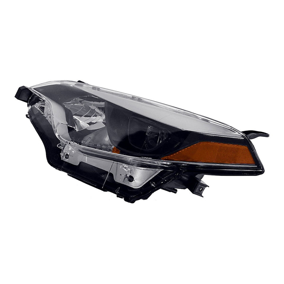 2014-2016 Toyota Corolla Sedan Headlight Driver Side - side angle, Part TO2502216