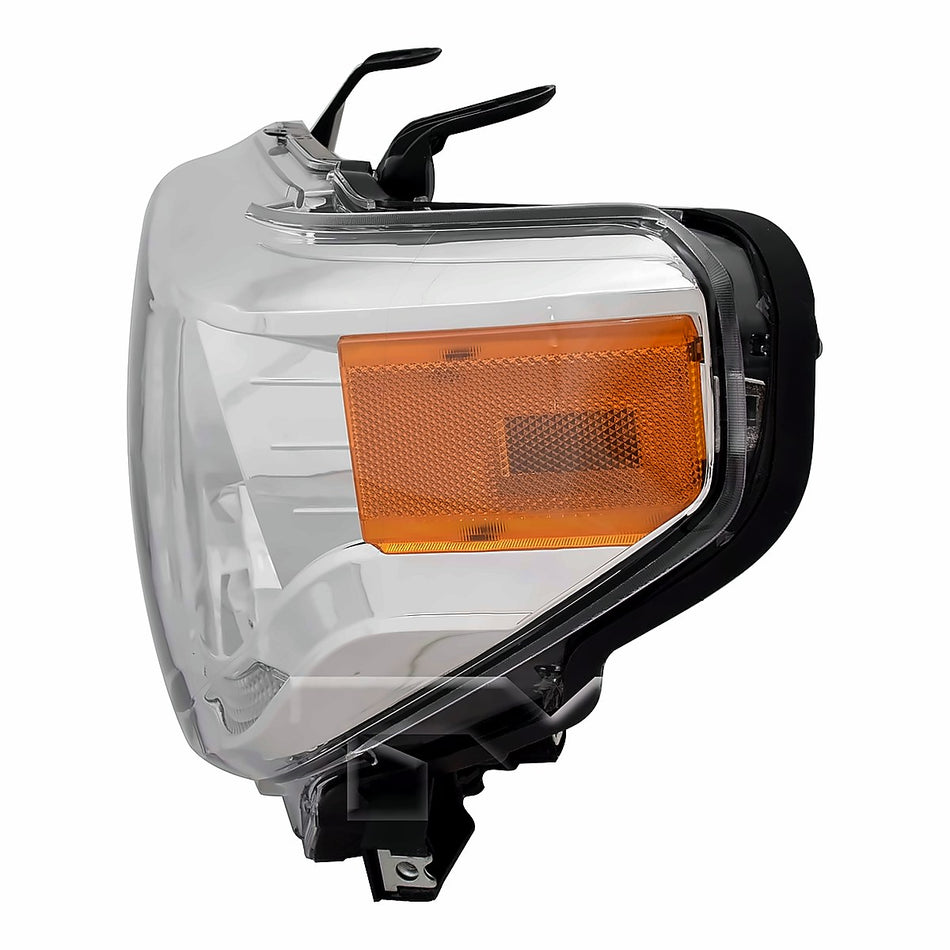 2014-2017 Toyota Tundra Headlight Driver Side Halogen With Led Drive Lamp Platinum/1794 Edition Model – Side View (TO2502220)