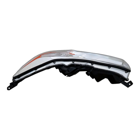 2014-2016 Toyota Highlander Headlight Driver Side With Bright Chrome Bezel – Detail View (TO2502221)