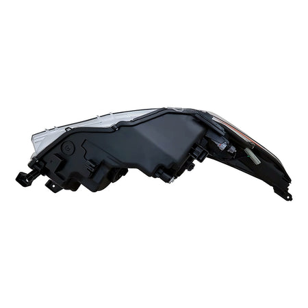 2014-2016 Toyota Highlander Headlight Driver Side With Bright Chrome Bezel – Close-Up View (TO2502221)