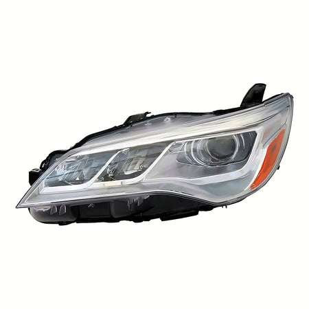 2015-2017 Toyota Camry Headlight Driver Side Led Xle Chrome Bezel – Front View (TO2502223)
