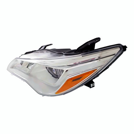 2015-2017 Toyota Camry Headlight Driver Side Led Xle Chrome Bezel – Side View (TO2502223)
