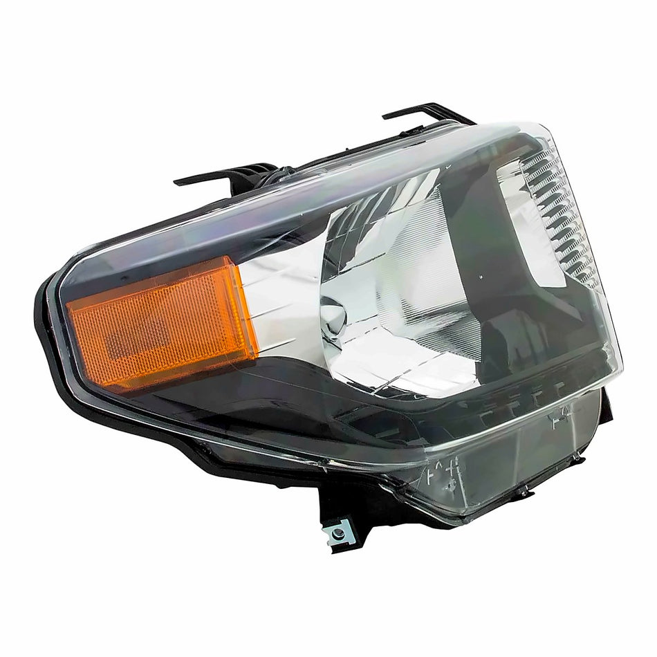 2014-2017 Toyota Tundra Headlight Driver Side Trd Pro Model With Black Bezel Without Led Running Lamp – Side View (TO2502235)