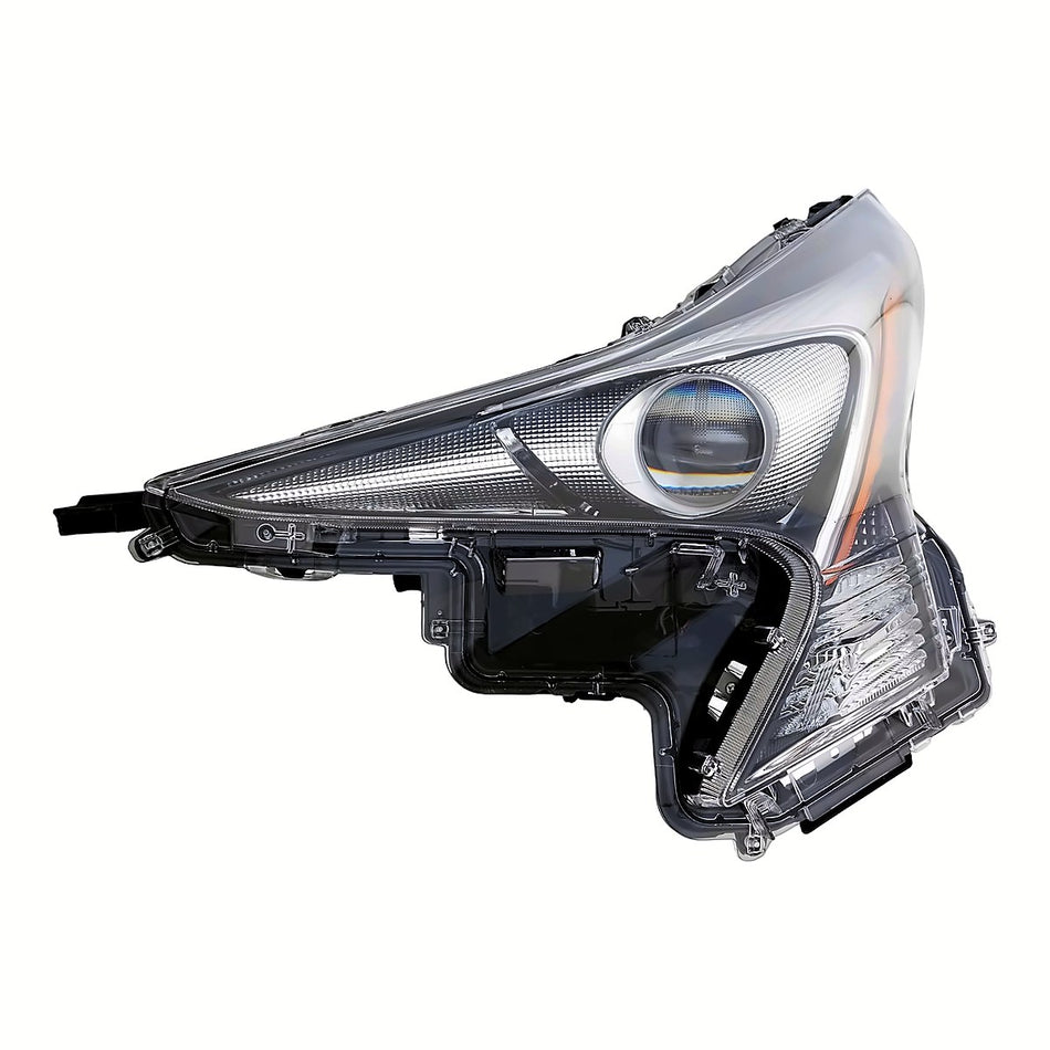 2016-2018 Toyota Prius Headlight Driver Side Without Fog Light Base/Eco/L Model – Side View (TO2502248)