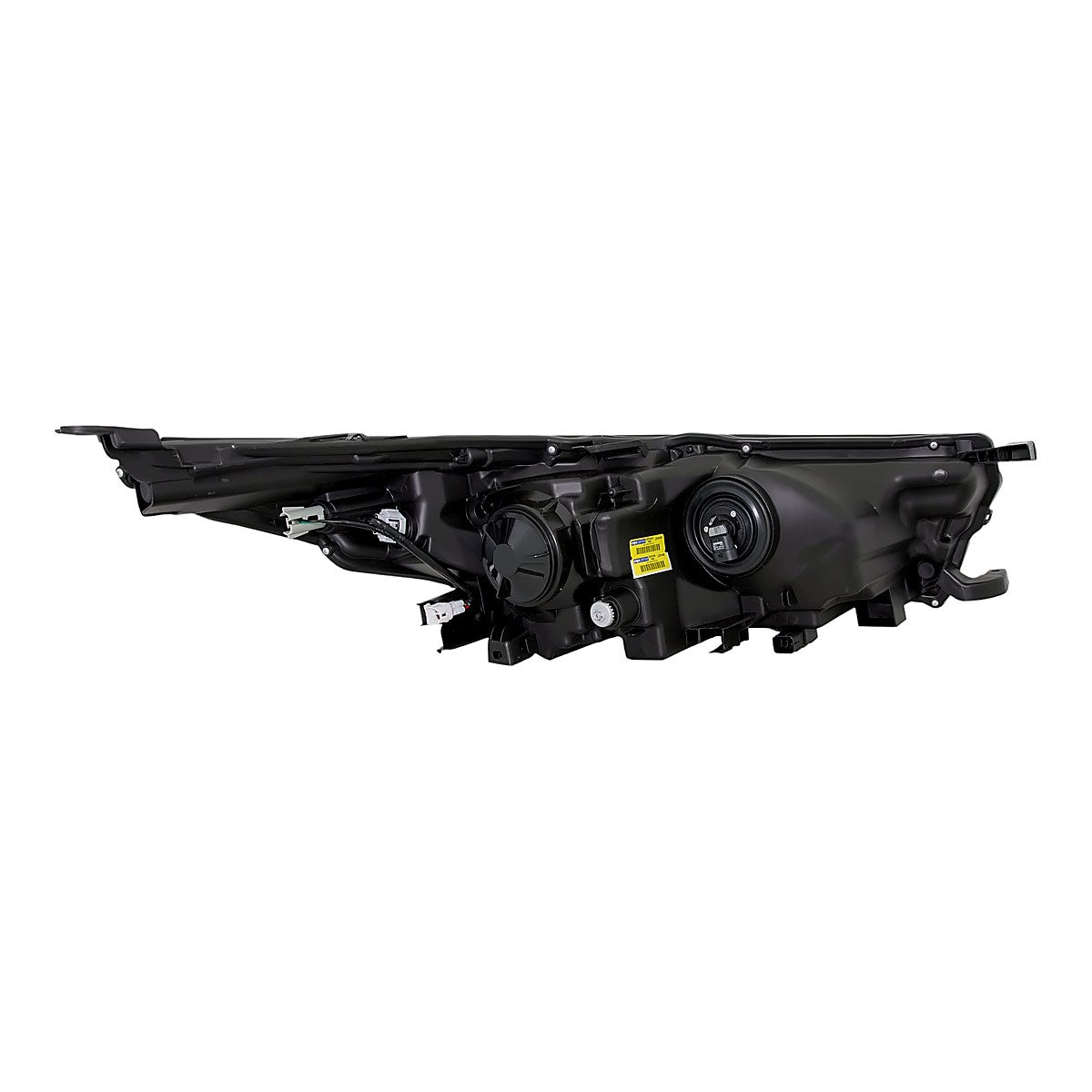 2017-2019 Toyota Highlander Headlight Driver Side With Smoked Chrome With Chrome Bezel Without Led Drl Le/Le Plus/Xle Model – Back View (TO2502251)