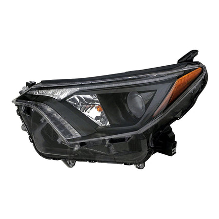 2016-2018 Toyota Rav4 Headlight Driver Side With Black Bezel Halogen North American Built – TO2502268