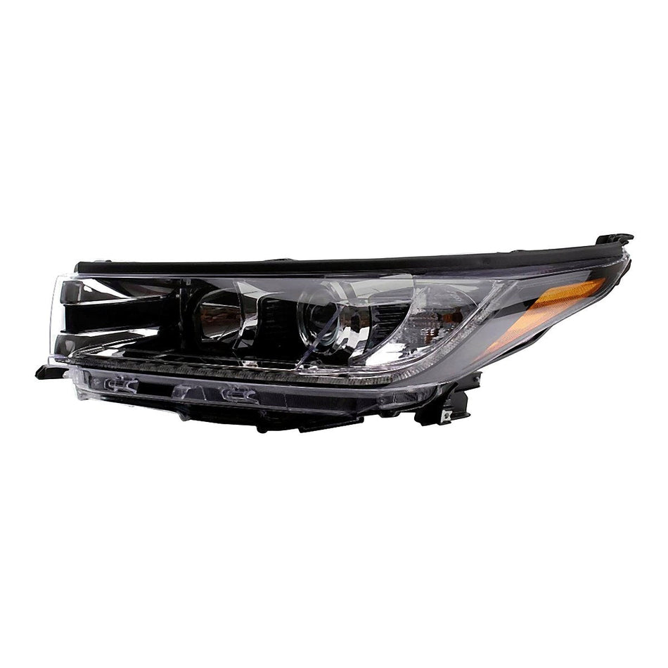2019 Toyota Highlander Hybrid Headlight Driver Side - side angle, Part TO2502290