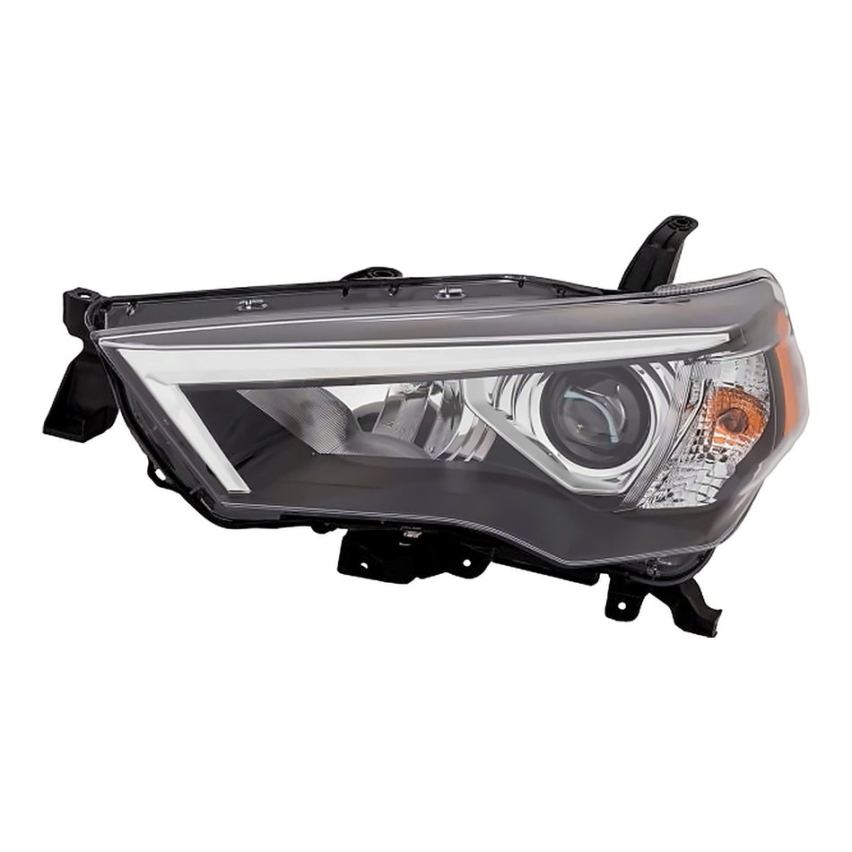 2021-2024 Toyota 4Runner Headlight Driver Side Led Low Beam / Halogen High Beam – Front View (TO2502308)