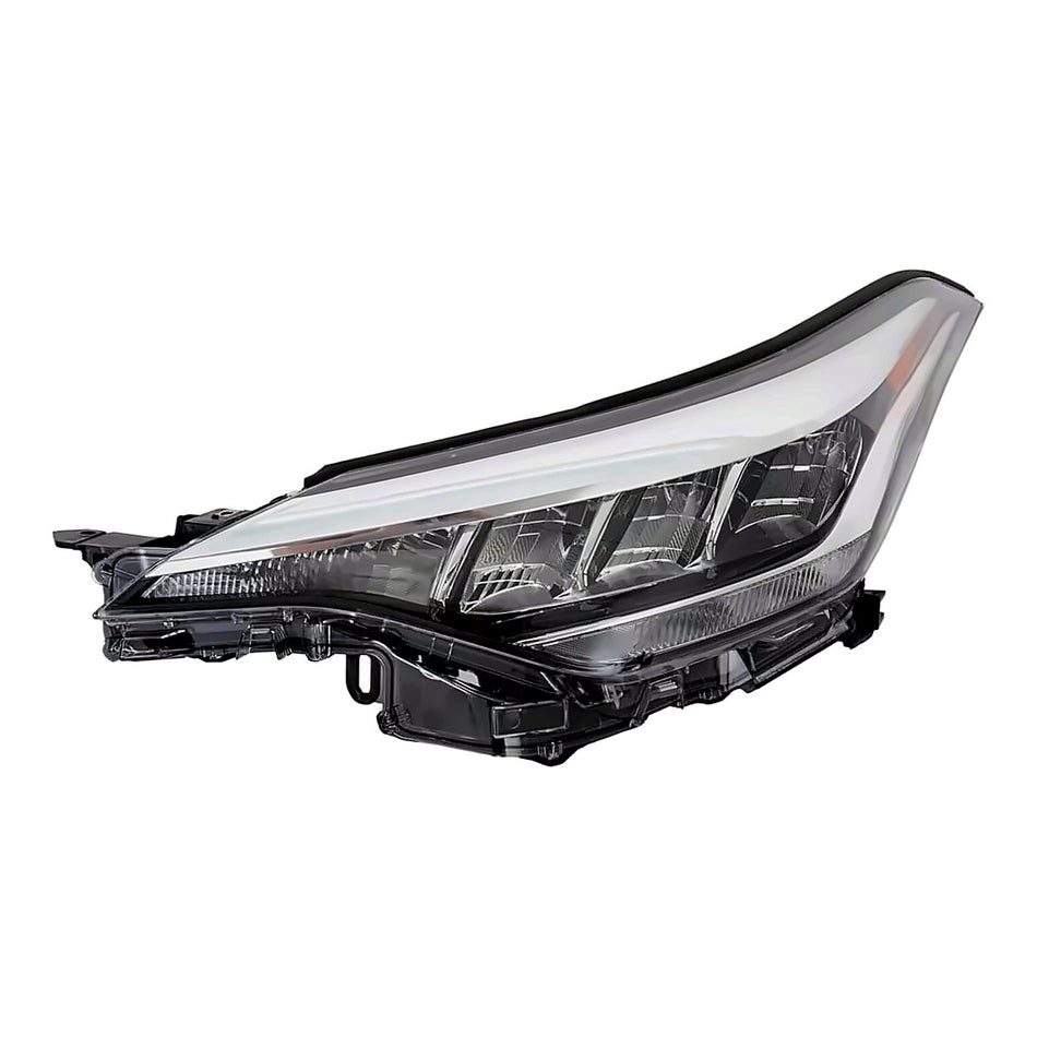 2020-2022 Toyota Chr Headlight Driver Side Led Without Adaptive Lamps Without Signal Bulbs Japan Built – Back View (TO2502311)