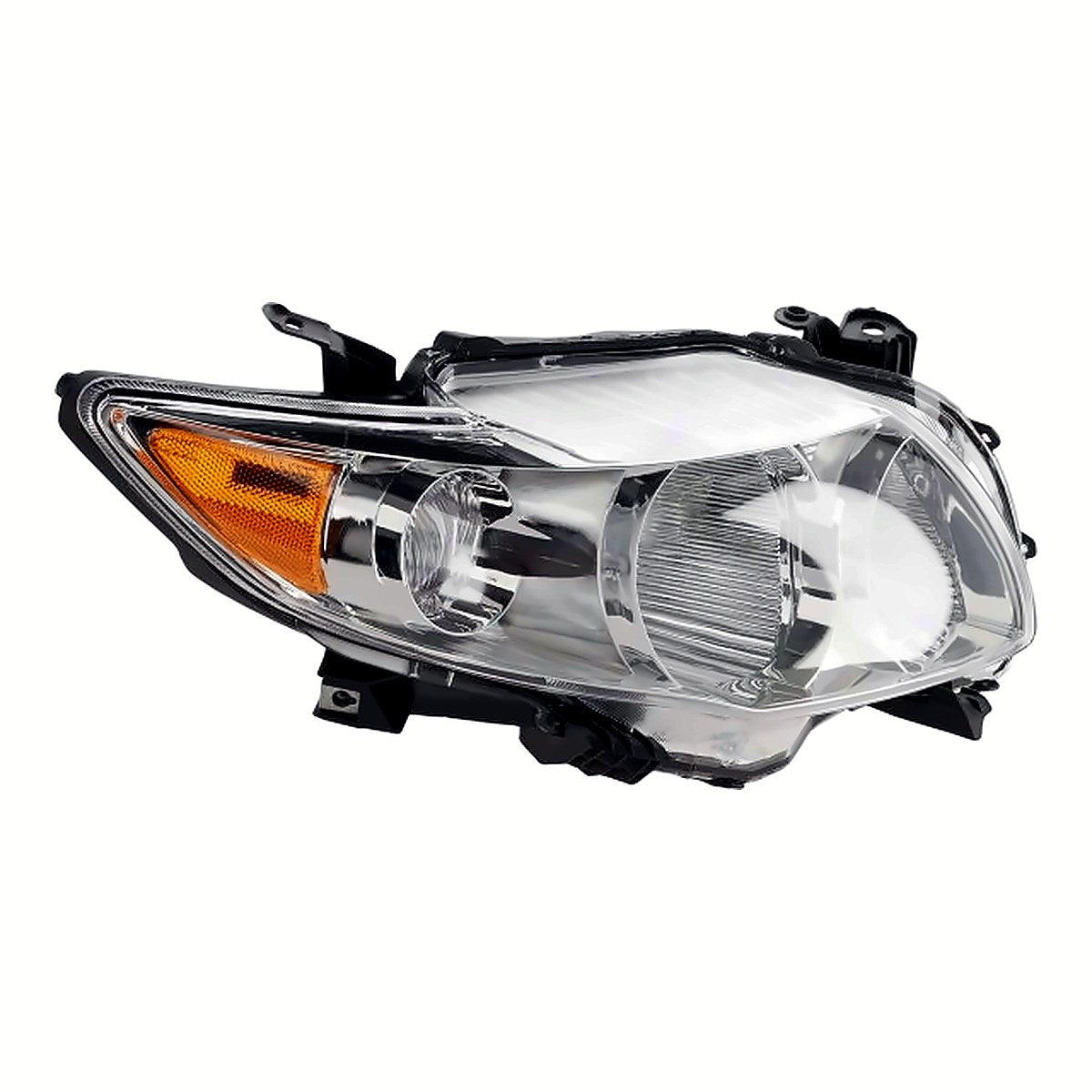 2009-2010 Toyota Corolla_Sedan Headlight Passenger Side Base/Ce/Le/Xle – Angle View (TO2503182)