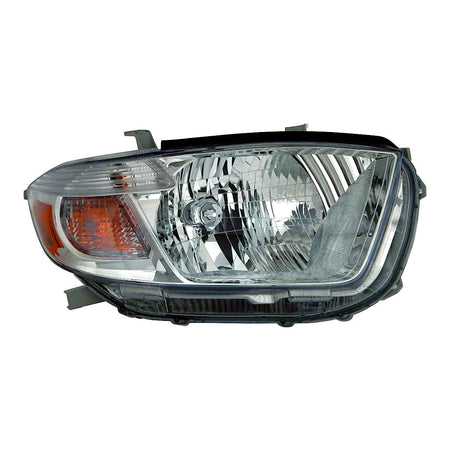 2010 Toyota Highlander Headlight Passenger Side Base/Ltd/Se Mdl Usa Built – TO2503201