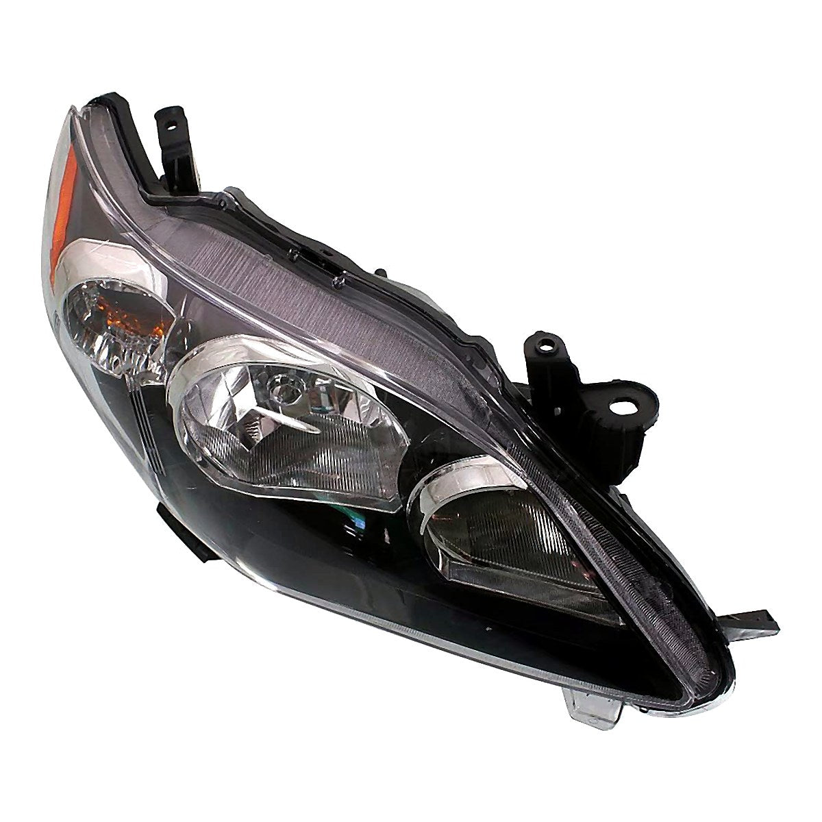 2011-2013 Toyota Corolla_Sedan Headlight Passenger Side Us Built Black Bezel S/Srx – TO2503204-4