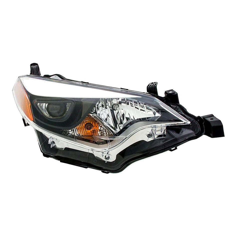 2014-2016 Toyota Corolla Sedan Headlight Passenger Side - side angle, Part TO2503216