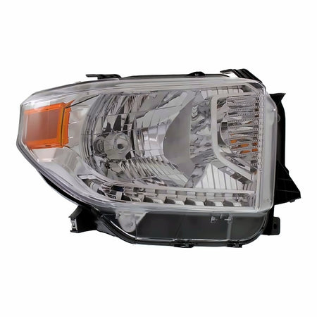 2014-2016 Toyota Tundra Headlight Passenger Side Halogen Without Level Adjuster Without Led Running Lamp Sr/Sr5/Ltd – Front View (TO2503218)