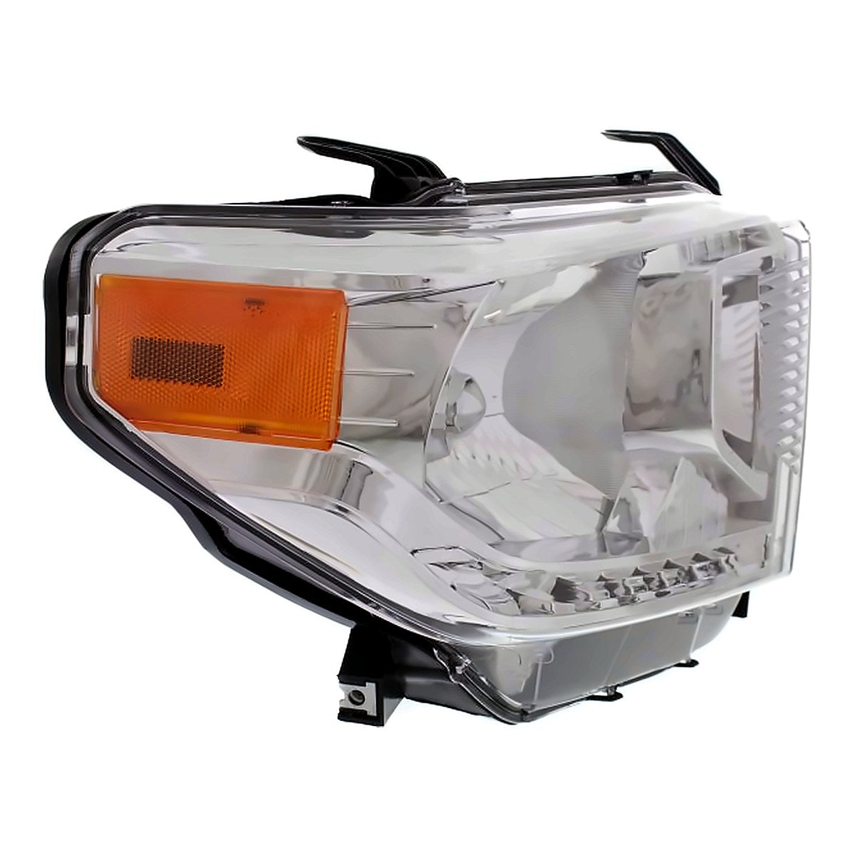 2014-2016 Toyota Tundra Headlight Passenger Side Halogen Without Level Adjuster Without Led Running Lamp Sr/Sr5/Ltd – Angle View (TO2503218)