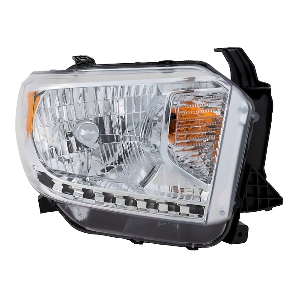 2014-2017 Toyota Tundra Headlight Passenger Side With Level Adjuster Halogen – Side View (TO2503219)
