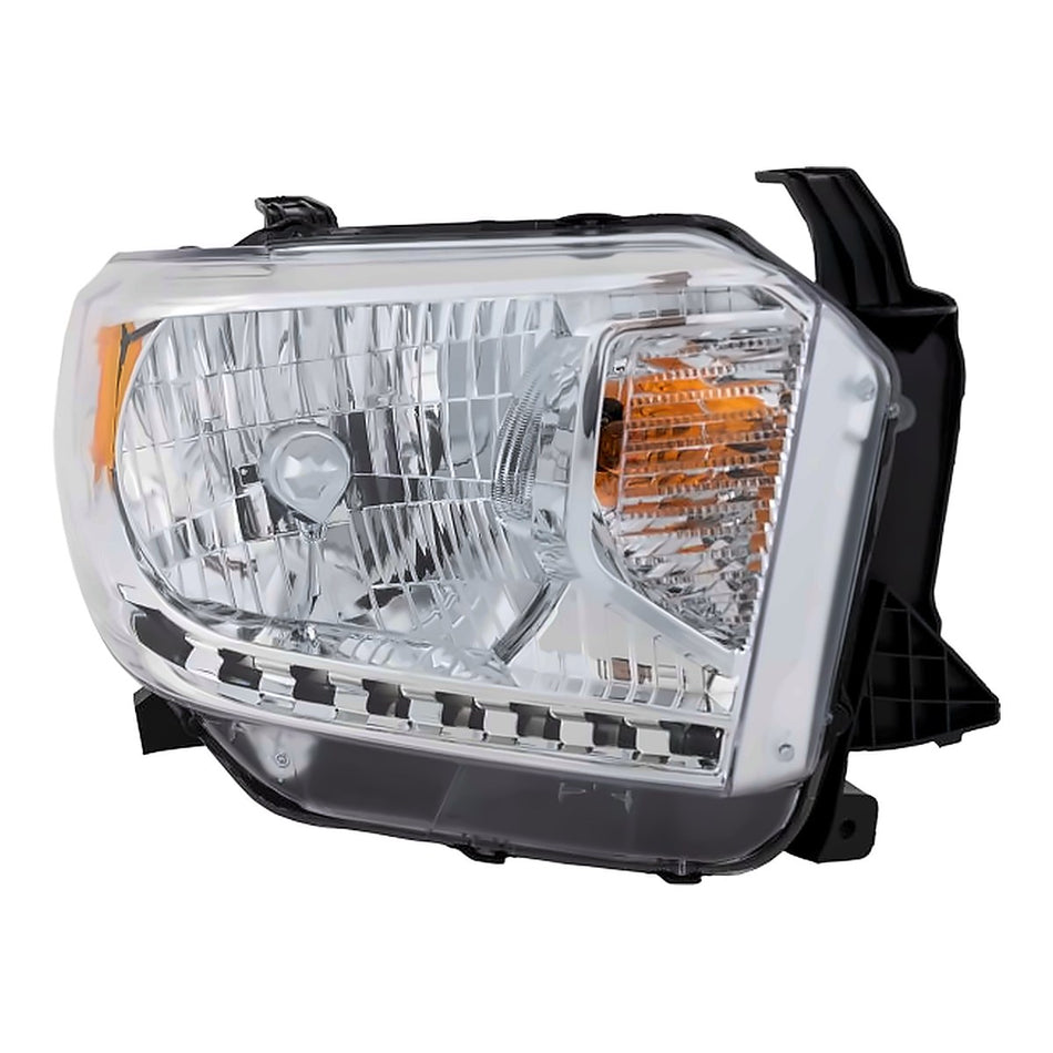 2014-2017 Toyota Tundra Headlight Passenger Side With Level Adjuster Halogen – Side View (TO2503219)