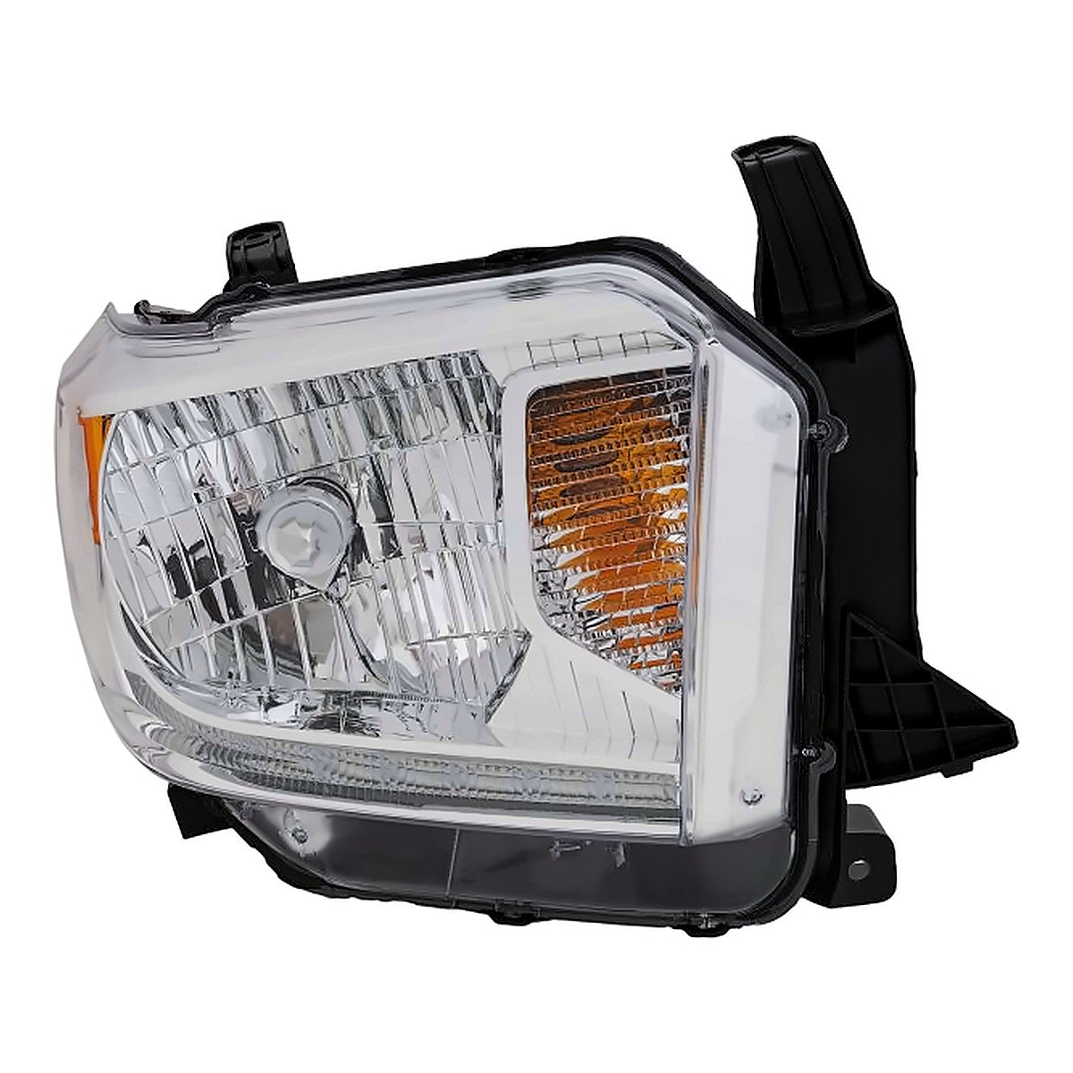2014-2017 Toyota Tundra Headlight Passenger Side With Led Drive Light With Auto Adjust Platinum/1794 Edition – Front View (TO2503220)