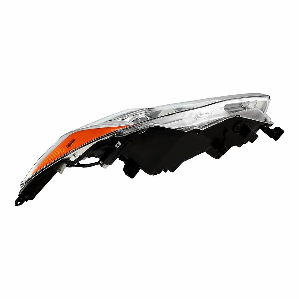 2014-2016 Toyota Highlander Headlight Passenger Side With Bright Chrome Bezel – Close-Up View (TO2503221)