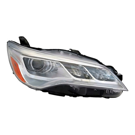 2015-2017 Toyota Camry Headlight Passenger Side Led Xle Chrome Bezel – Front View (TO2503223)