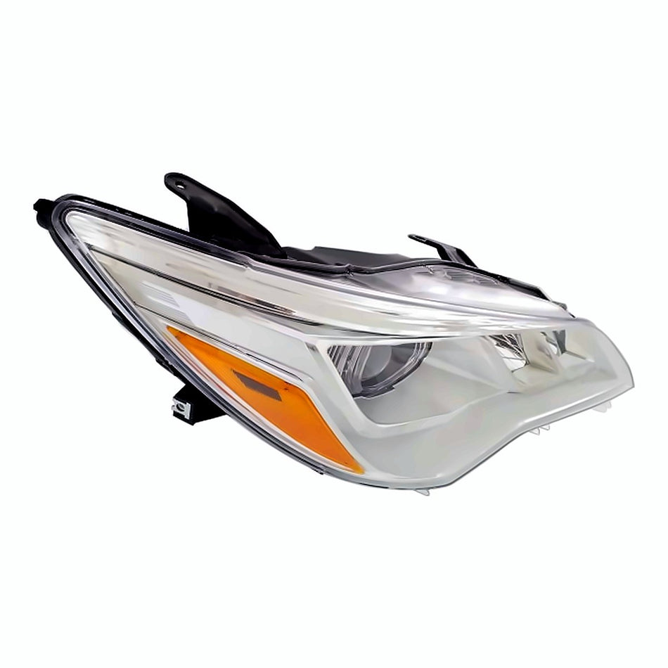 2015-2017 Toyota Camry Headlight Passenger Side Led Xle Chrome Bezel – Side View (TO2503223)