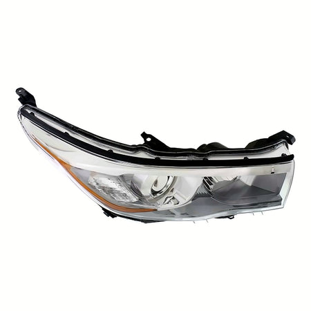 2014-2016 Toyota Highlander Headlight Passenger Side With Smoked Chrome Bezel – Detail View (TO2503225)
