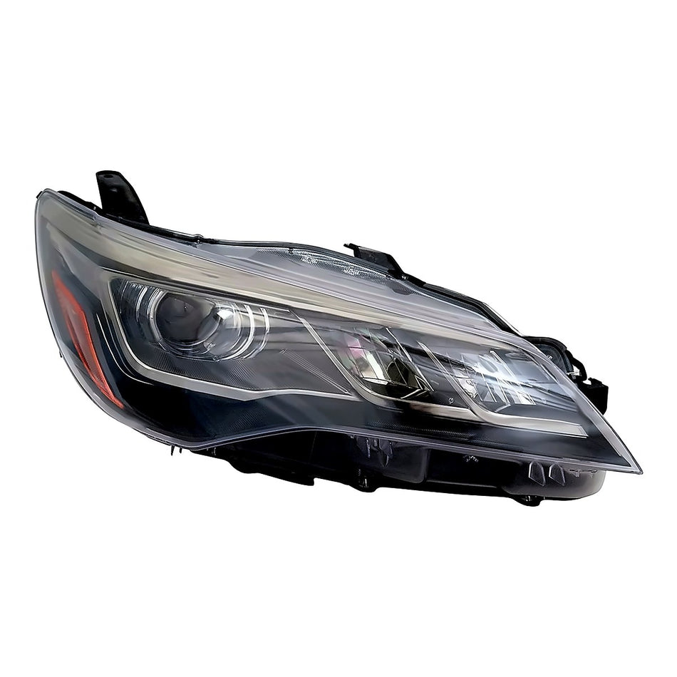 2015-2017 Toyota Camry Headlight Passenger Side Led Xse Black Bezel – Front View (TO2503229)