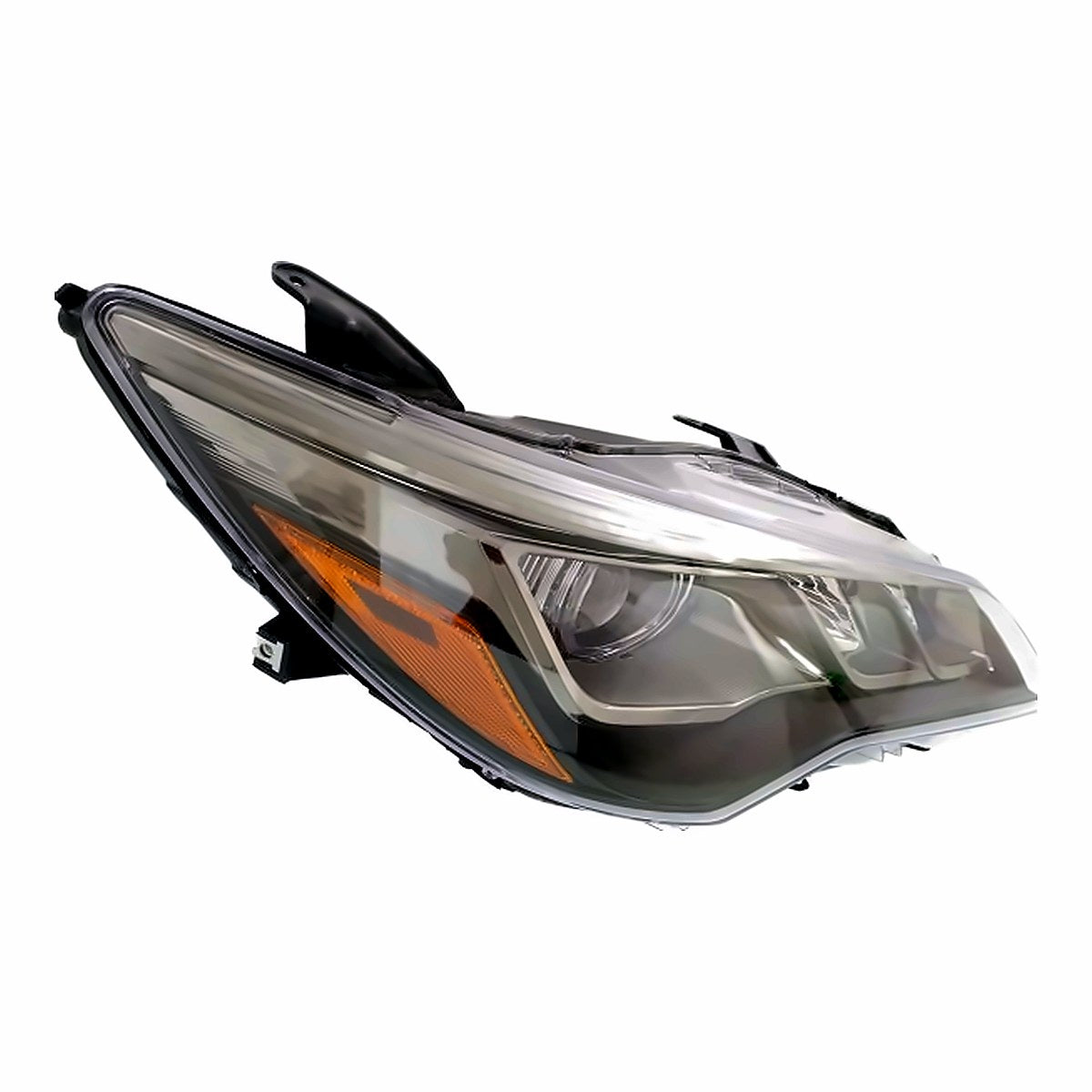 2015-2017 Toyota Camry Headlight Passenger Side Led Xse Black Bezel – Angle View (TO2503229)