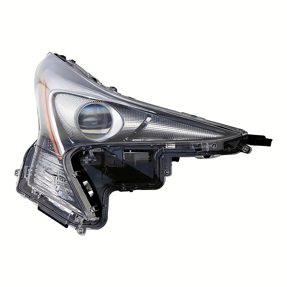 2016-2018 Toyota Prius Headlight Passenger Side Without Fog Light Base/Eco/L Model – Side View (TO2503248)