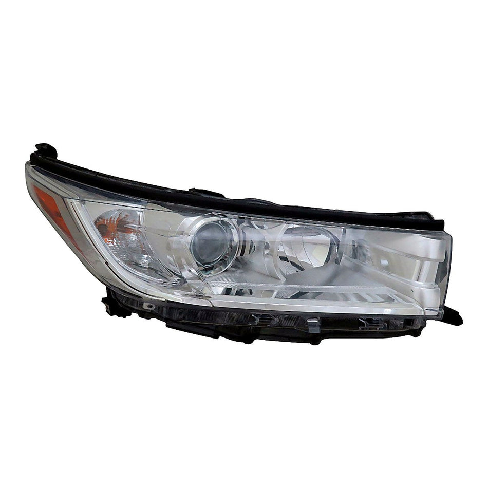 2017-2019 Toyota Highlander Hybrid Headlight Passenger Side - product view, Part TO2503251