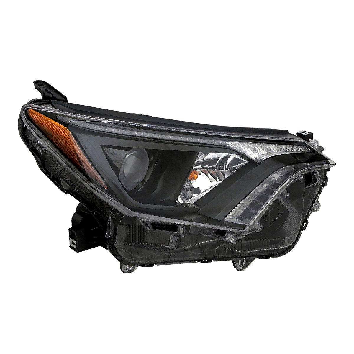 2016-2018 Toyota Rav4 Headlight Passenger Side With Black Bezel Halogen North American Built – TO2503268