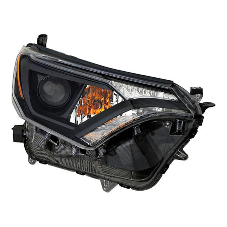 2016-2018 Toyota Rav4 Headlight Passenger Side With Black Bezel Halogen North American Built – TO2503268-3