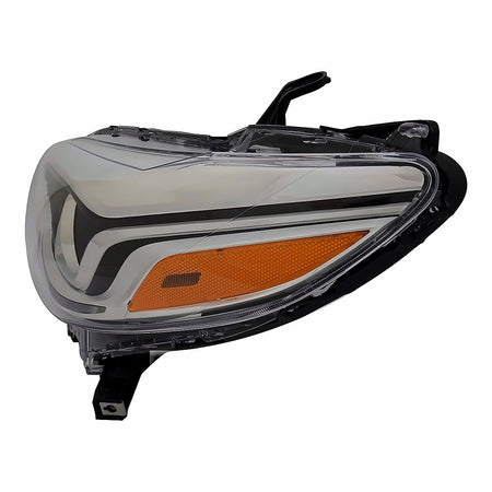 2015-2020 Toyota Sienna Headlight Driver Side Hid Chrome Bezel – Angle View (TO2518154)