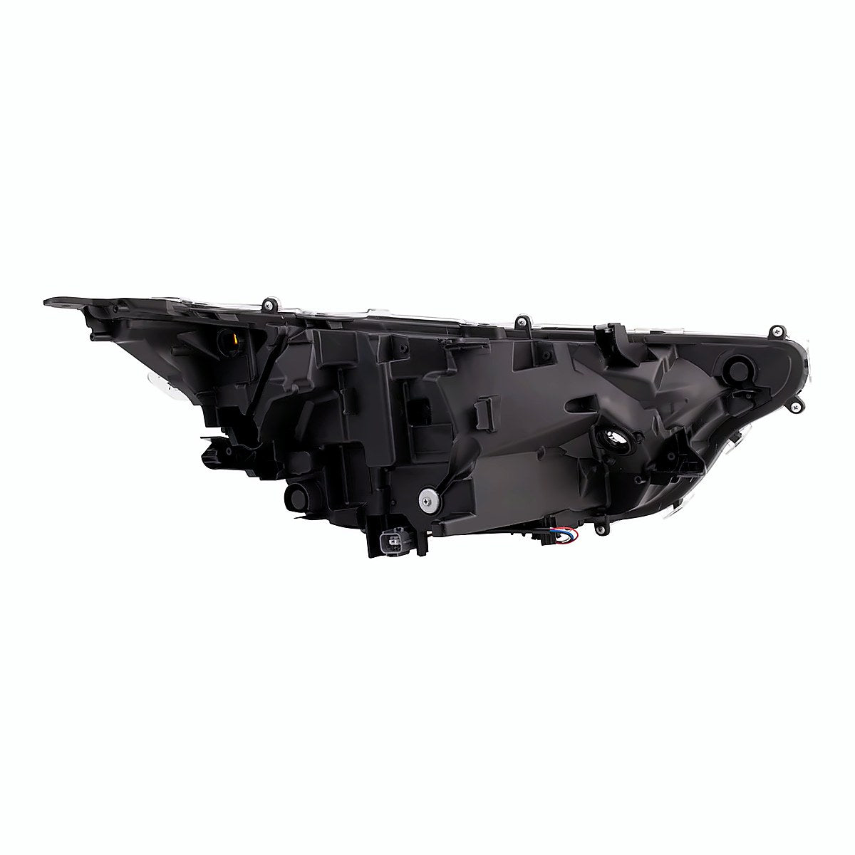 2019-2022 Toyota Rav4 Headlight Driver Side Led With Chrome Housing Japan Built – Angle View (TO2518201)